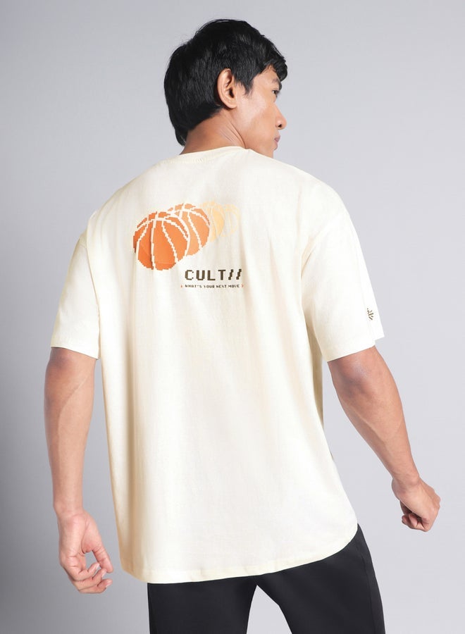 Cult Men Oversized Graphic Print T-Shirt - Image 5