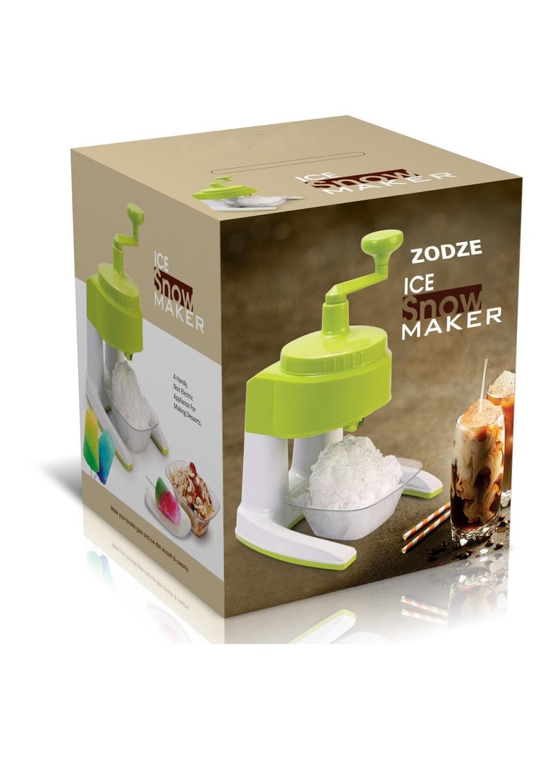 ISOTOPE ISOTOPE Ice Gola Maker Machine Manual ice Gola Slush Maker Machine with Sharp Blades Ice Crusher Snow Grinder 3 Bowl 1 Glass 6 Sticks and 1 Dish Color as Available  - Image 5