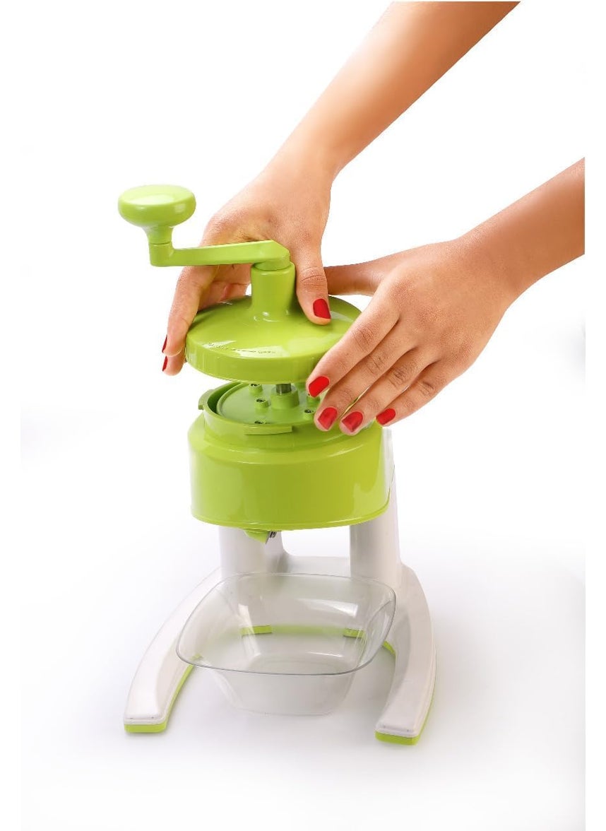 ISOTOPE ISOTOPE Ice Gola Maker Machine Manual ice Gola Slush Maker Machine with Sharp Blades Ice Crusher Snow Grinder 3 Bowl 1 Glass 6 Sticks and 1 Dish Color as Available  - Image 2