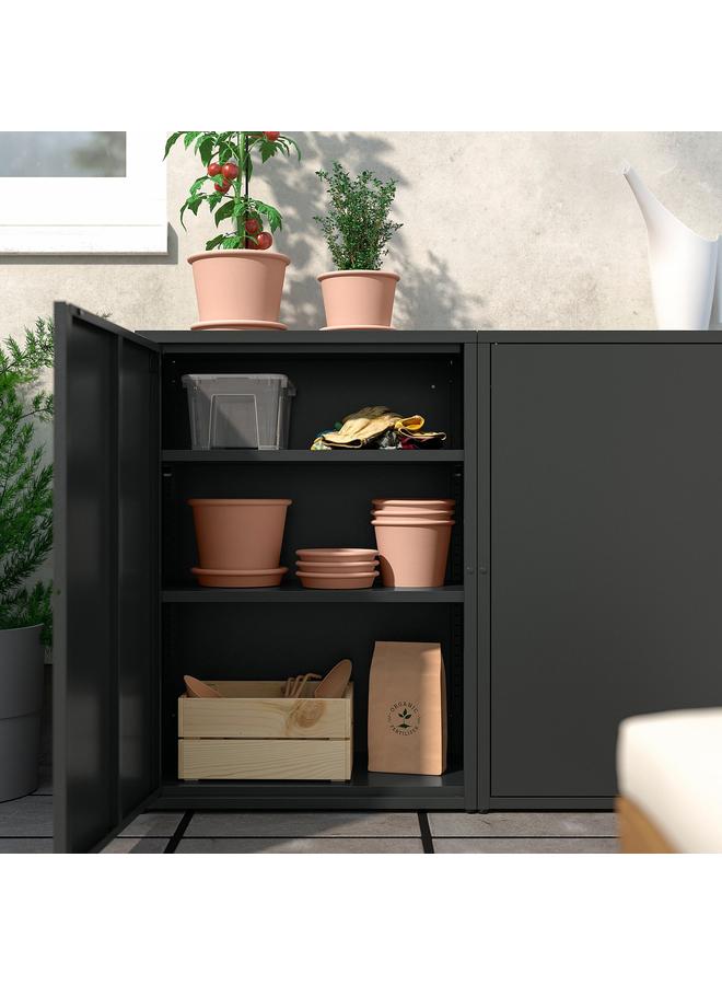 Green Tiger Cabinet, Anthracite Outdoor/Indoor, 60X35X86 Cm - Image 2