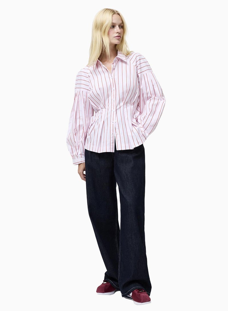 French Connection Cambria Dobby Pleat Shirt - Image 1