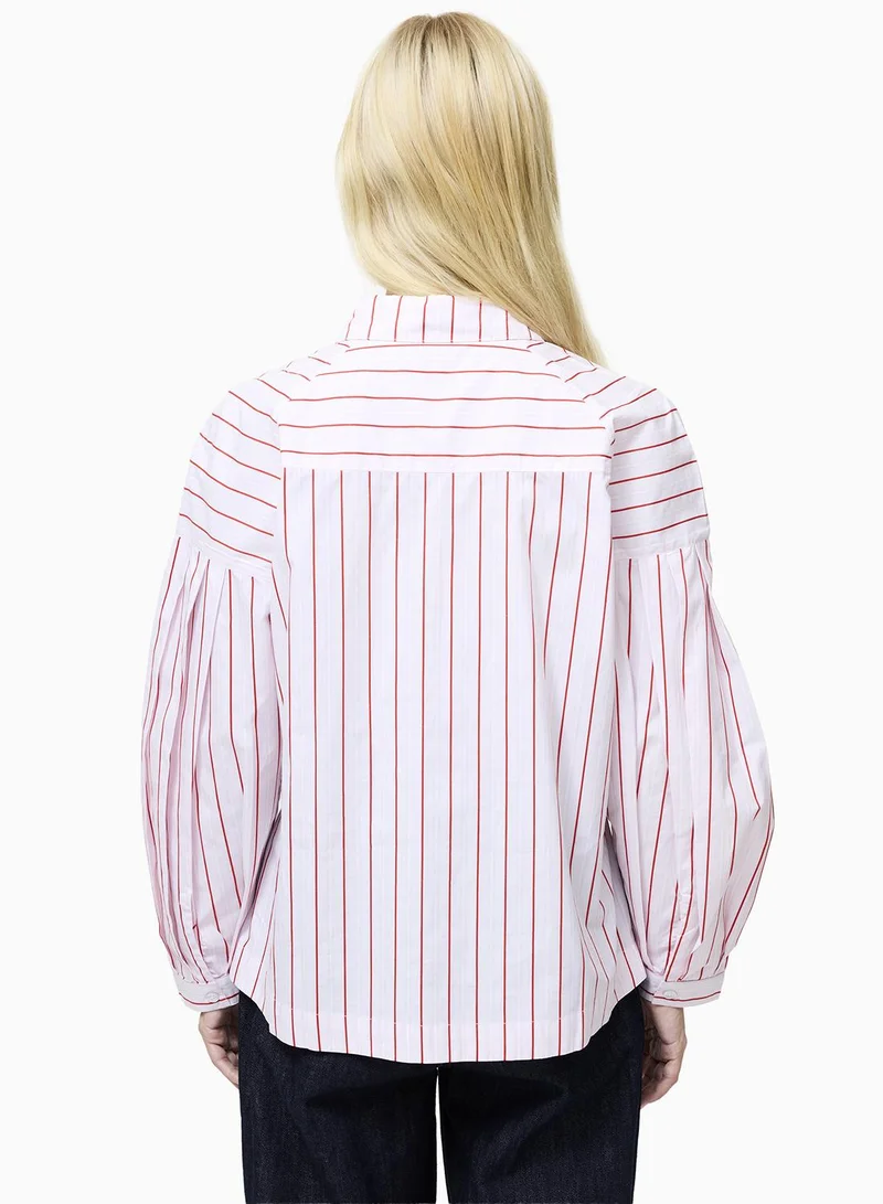 French Connection Cambria Dobby Pleat Shirt