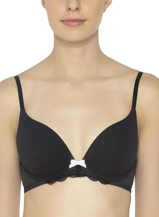 ترايامف Triumph Women's Synthetic Soft Cup Padded Wired Bra (123I051 04_Black_36c)