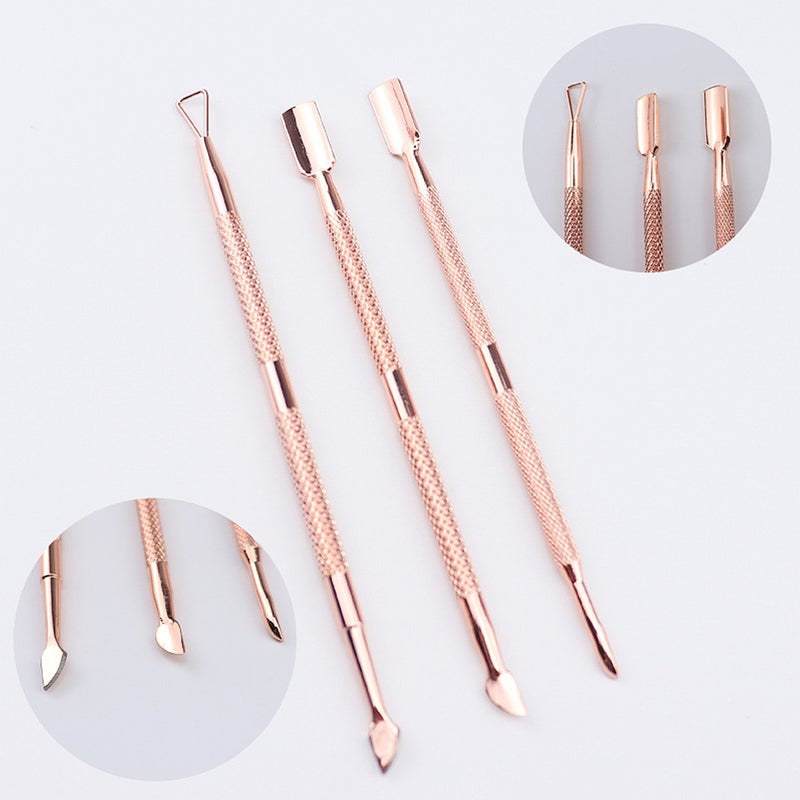 Cuticle Peeler Scraper Remove Gel Nail Polish and Cuticle Pusher and Spoon Nail Cleaner X006 - Image 2