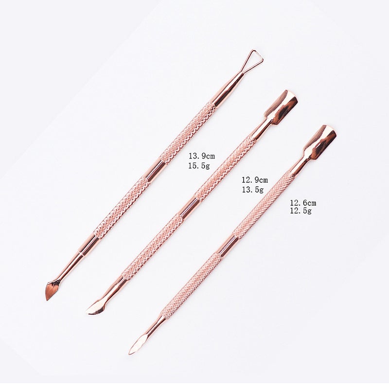 Cuticle Peeler Scraper Remove Gel Nail Polish and Cuticle Pusher and Spoon Nail Cleaner X006 - Image 3