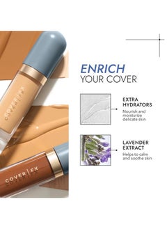 COVER FX COVER FX Skin Discovered Longwear Full Coverage Concealer | Buildable Crease-Resistant High Coverage Formula Conceals, Corrects, and Brightens | L1- Fair to light with Neutral Warm Undertones  - Image 3