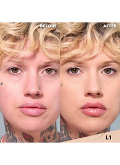COVER FX COVER FX Skin Discovered Longwear Full Coverage Concealer | Buildable Crease-Resistant High Coverage Formula Conceals, Corrects, and Brightens | L1- Fair to light with Neutral Warm Undertones  - Image 2