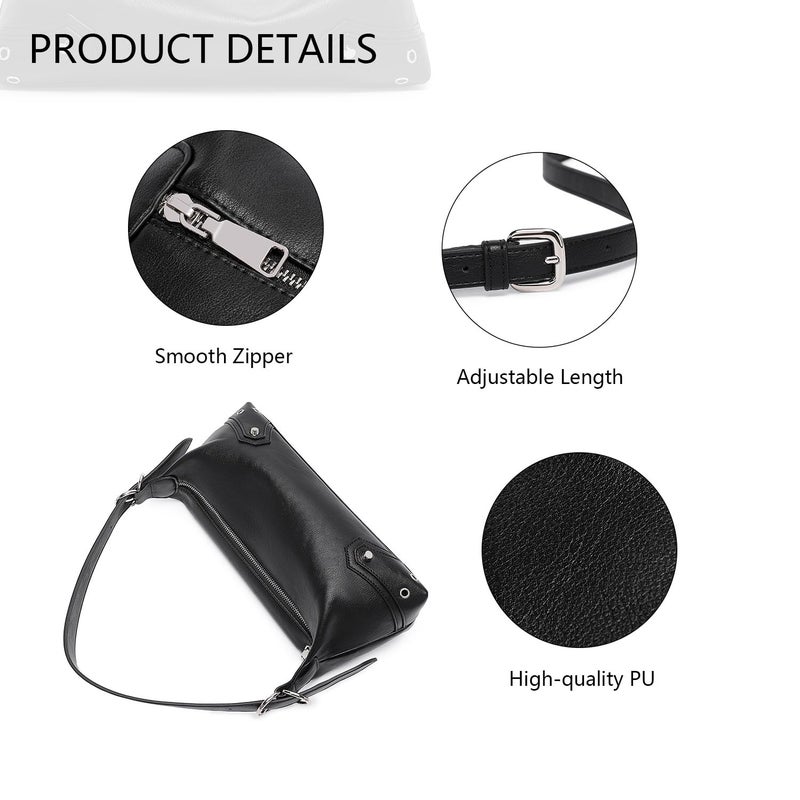 YONBEN Shoulder Bag Chic Purse for Women Mini Purse Handbag with Adjustable Strap - Image 3