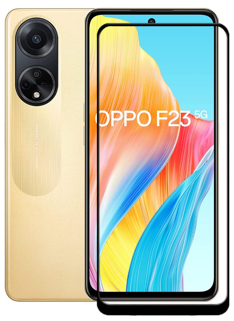 ACLIX 2 Pieces Antistatic ESD Dustproof Premium Quality High Definition Tempered Glass Screen Protector Designed For Oppo F23 - Image 1