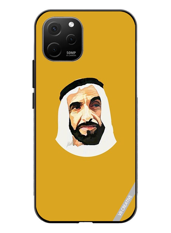 VR CREATIVE Protective Case Cover For Huawei Nova Y61 Sheikh Zayed Bin Sultan Al Nahyan Design Multicolour - Image 1
