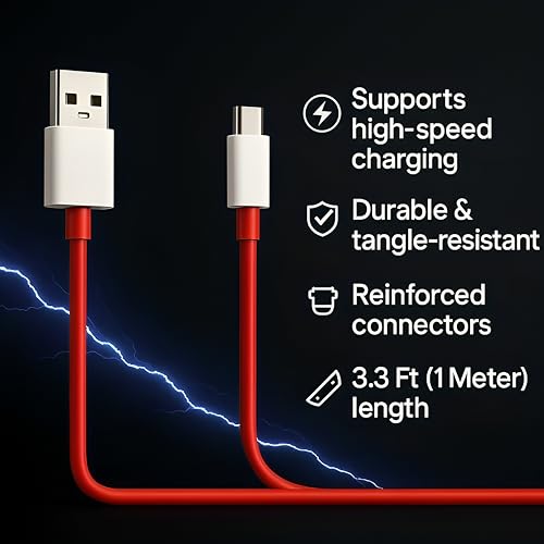 Mtovox Original 65W Fast Charging Adaptor and USB to Type C 150 cm Cable Compatible with Oneplus Samsung, Realme,Oppo Mobiles, Dash, Warp, Vooc, Supervooc All Protocols Supported | 65 w Charger, White - Image 2
