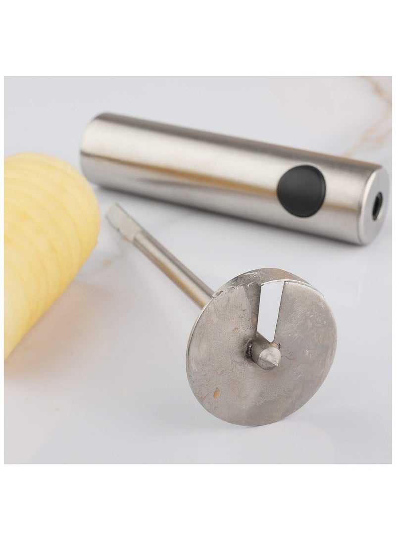 Vegetable and Fruit Corer MultiPurpose Stainless Steel Vegetable Drill Ergonomic Handle With 4 Sizes for Coring and Hollowing out Potatoes Carrot etc - Image 4