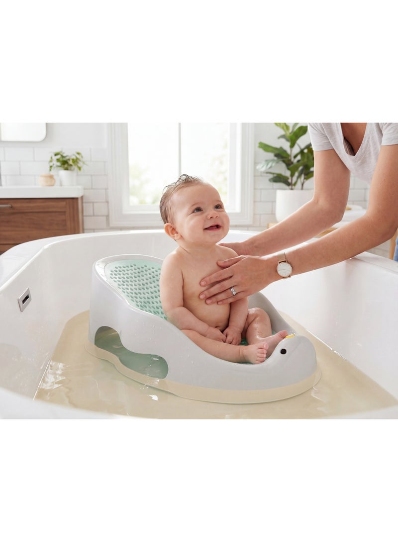 NIVORRA Baby Bathing Device - Ergonomic Anti-Slip Infant Bath Seat & Support, Non-Toxic, Easy to Clean Lying Bathtub - Image 4