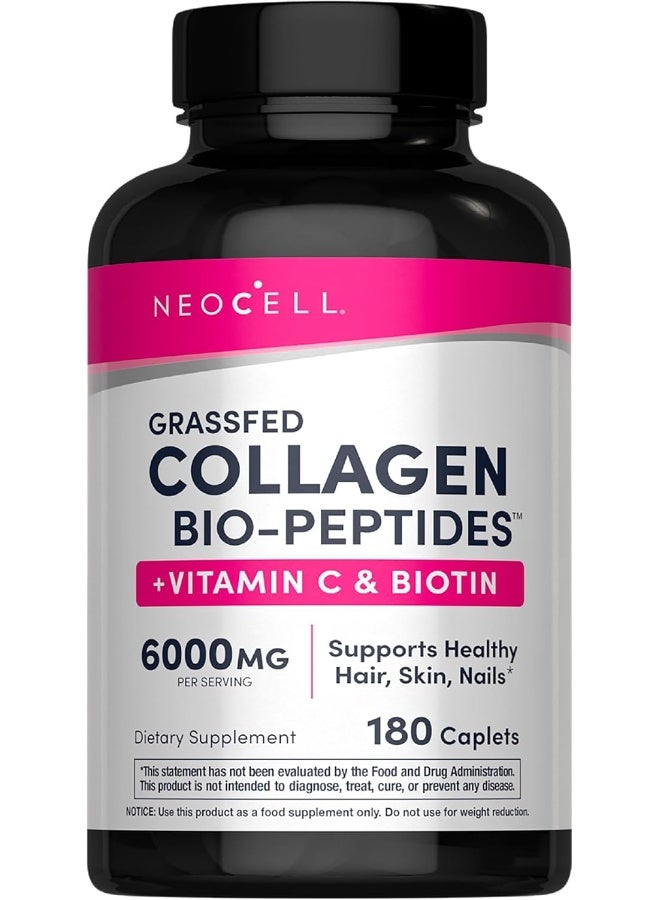 NEOCELL Super Collagen C Plus Biotin 180 Tabs - Image 1