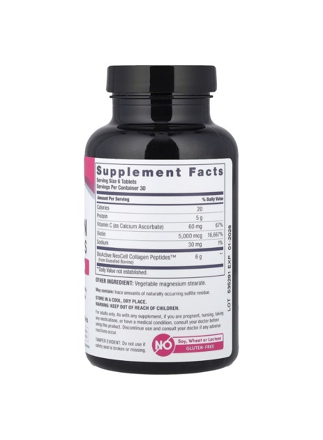 NEOCELL Super Collagen C Plus Biotin 180 Tabs - Image 5