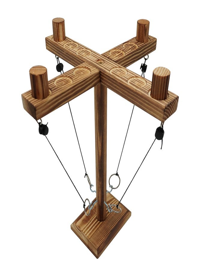 Gelabur Hook and Ring Game, Large Ring Toss Game for Adults, Ring Game on a String, Tabletop Games, Hook Game Ring Toss for Bar, Family, Party - Image 1