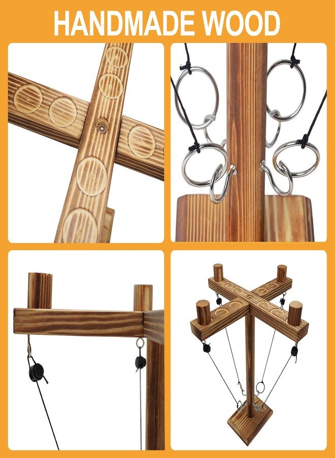 Gelabur Hook and Ring Game, Large Ring Toss Game for Adults, Ring Game on a String, Tabletop Games, Hook Game Ring Toss for Bar, Family, Party - Image 3
