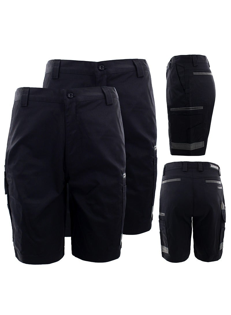 Zuolaya Men's Work Utility Shorts Lightweight Relaxed-Fit Multi-Pocket Work Short  - Image 2