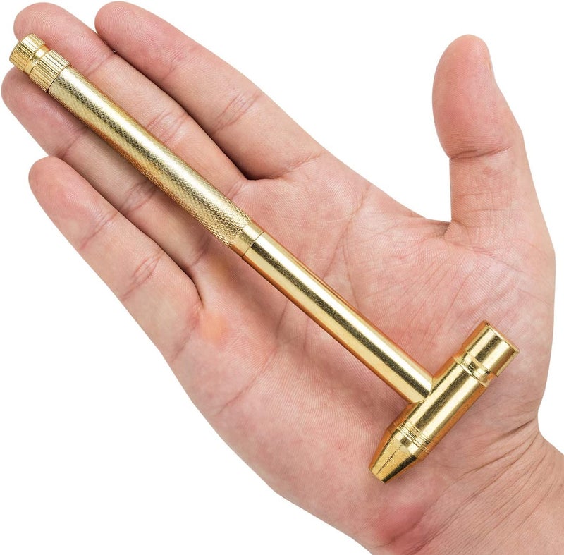 HEBEZON HEBEZON 6 in 1 micro mini multifunction copper hammer mini hammer hathodi with 4 diffrent screwdriver inbulit usefull for repair gadget watch mobile Pack Of 1  - Image 5