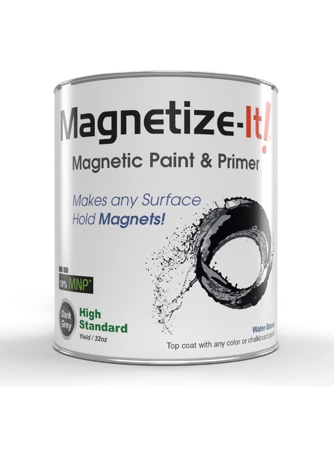 Magnetic Paint  Primer (Water Based) - High Standard Yield 32oz  - Image 3