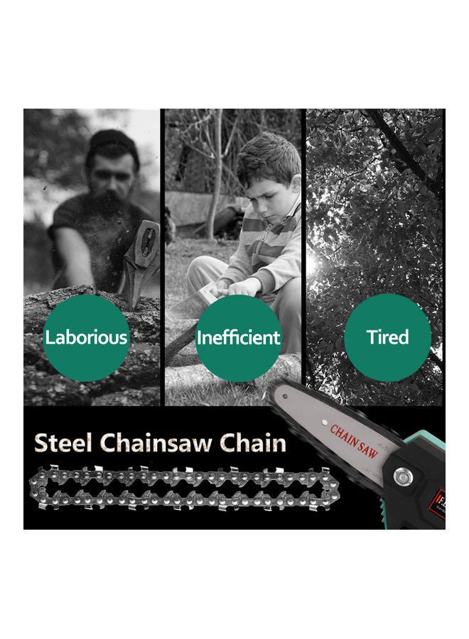 NIBEMINENT 5-Piece Chainsaw Chains Silver  - Image 2