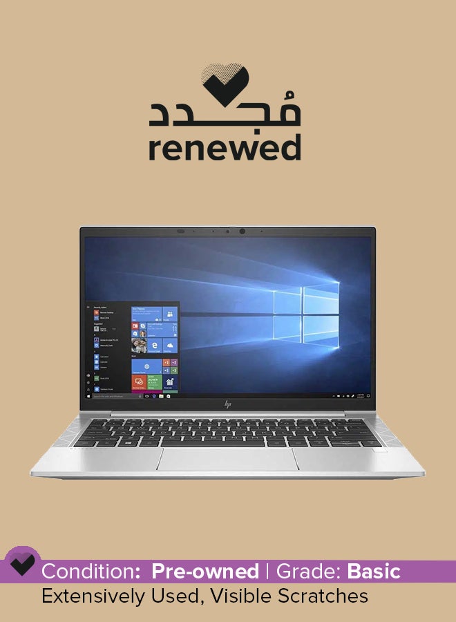 HP Renewed -  EliteBook 830 G7 Laptop With 13.3-Inch Display,Intel Core i5/10th Gen/ 8GB DDR4 RAM/256GB SSD/Intel UHD Premium Graphics/Windows 10 Pro English Silver - Image 1