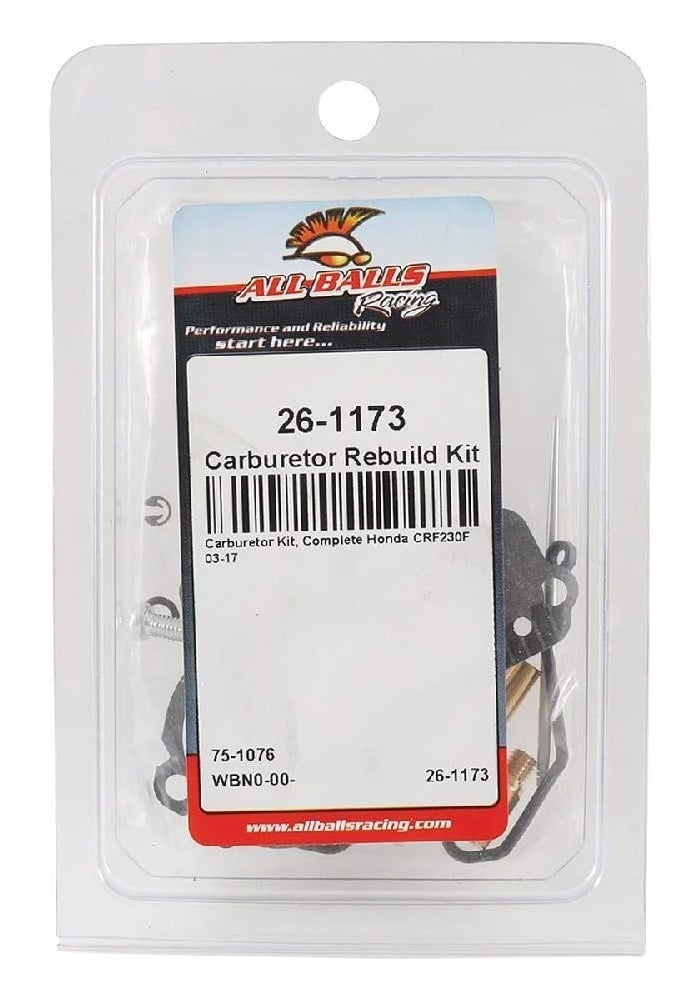 All Balls Carburetor Repair Kit 26-1173 for Honda CRF230F (2003-2015) - Image 4