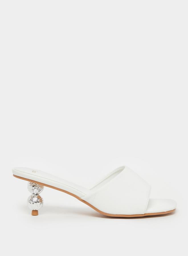 Styli Embellished High Heel Sandals  - Image 2