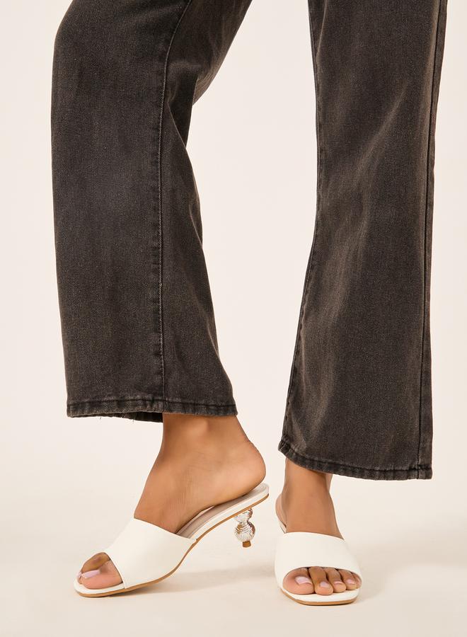 Styli Embellished High Heel Sandals - Image 2