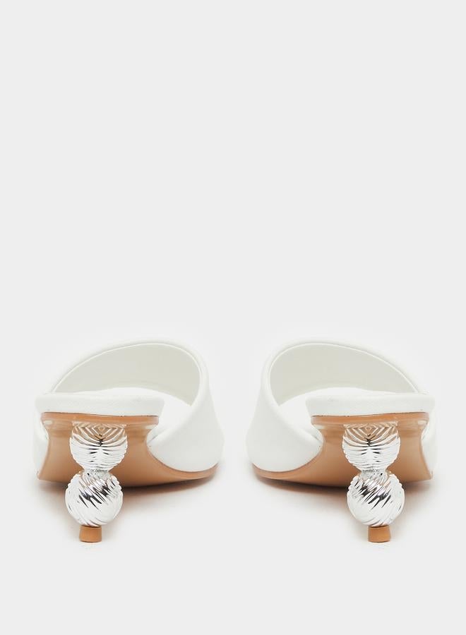 Styli Embellished High Heel Sandals - Image 5