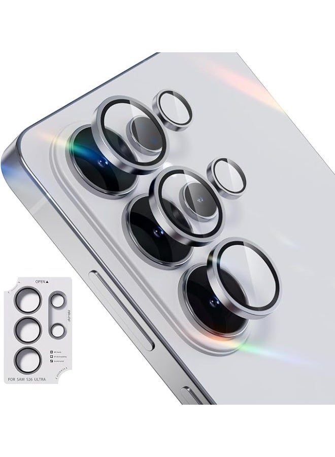 Camera Lens Protector for Samsung Galaxy S26 Ultra, Single Rings Cover 9H Hardness Tempered Glass, Easy Installation Tray, HD Clear | Clear