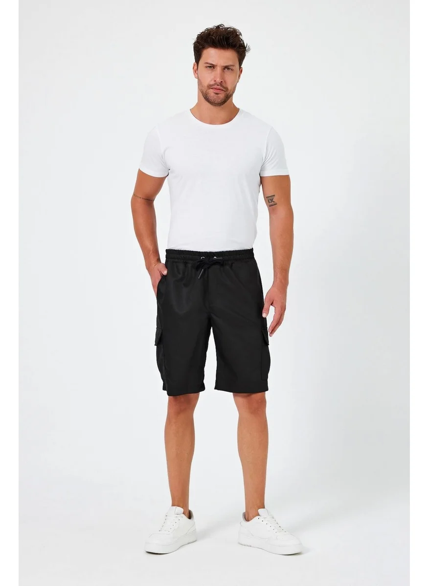 الكسندر جاردي Alexandergardi Cargo Pocket Bermuda Shorts (E24-6502)