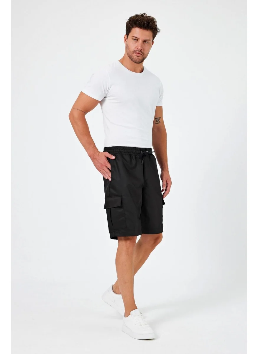 الكسندر جاردي Alexandergardi Cargo Pocket Bermuda Shorts (E24-6502)