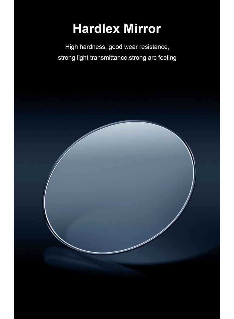 GOHUOS Men's Watches, Top Brand Luxury Stainless steel Analog Waterproof  Chronograph Luminous Casual Quartz Sports Wrist Watch Father& Boyfriend Gift - 44mm - Image 4