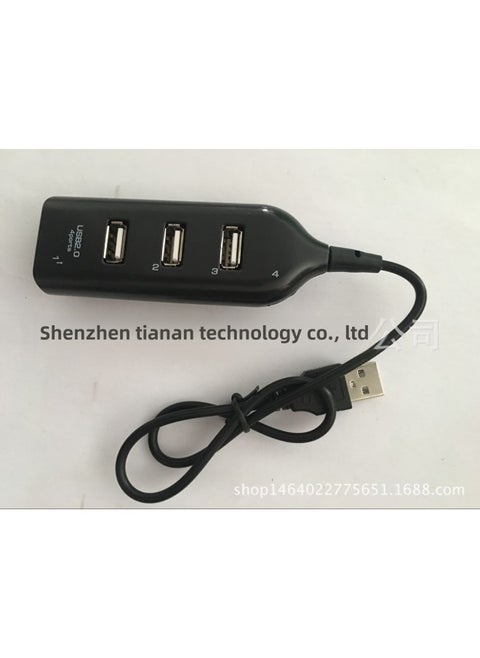 1 Drag 4 Row Plug-in USB2.0 Splitter HUB Hub 1.1USB Expansion 1 Drag 4 Row-Number Of Interfaces:Power Strip 1.1 Black (bag)