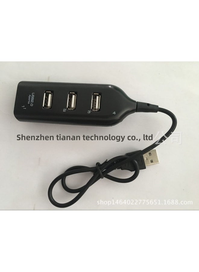 Generic 1 Drag 4 Row Plug-in USB2.0 Splitter HUB Hub 1.1USB Expansion 1 Drag 4 Row-Number Of Interfaces:Power Strip 1.1 Black (bag)  - Image 1