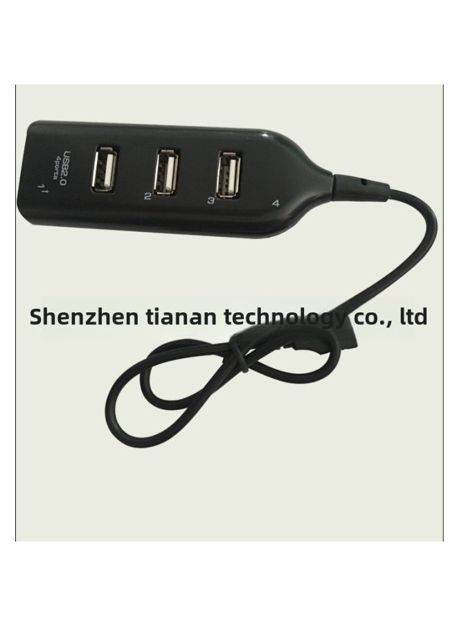 Generic 1 Drag 4 Row Plug-in USB2.0 Splitter HUB Hub 1.1USB Expansion 1 Drag 4 Row-Number Of Interfaces:Power Strip 1.1 Black (bag)  - Image 3
