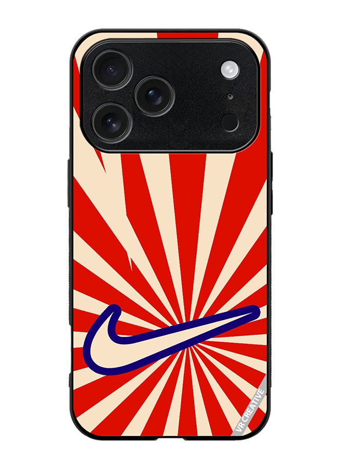 VR CREATIVE Protective Case Cover For Apple iPhone 17 Pro Max Nike Retro Design Multicolour