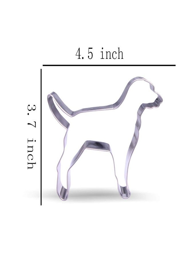 Keewah 4.5 inch Labrador Dog Cookie Cutter - Stainless Steel - Image 2