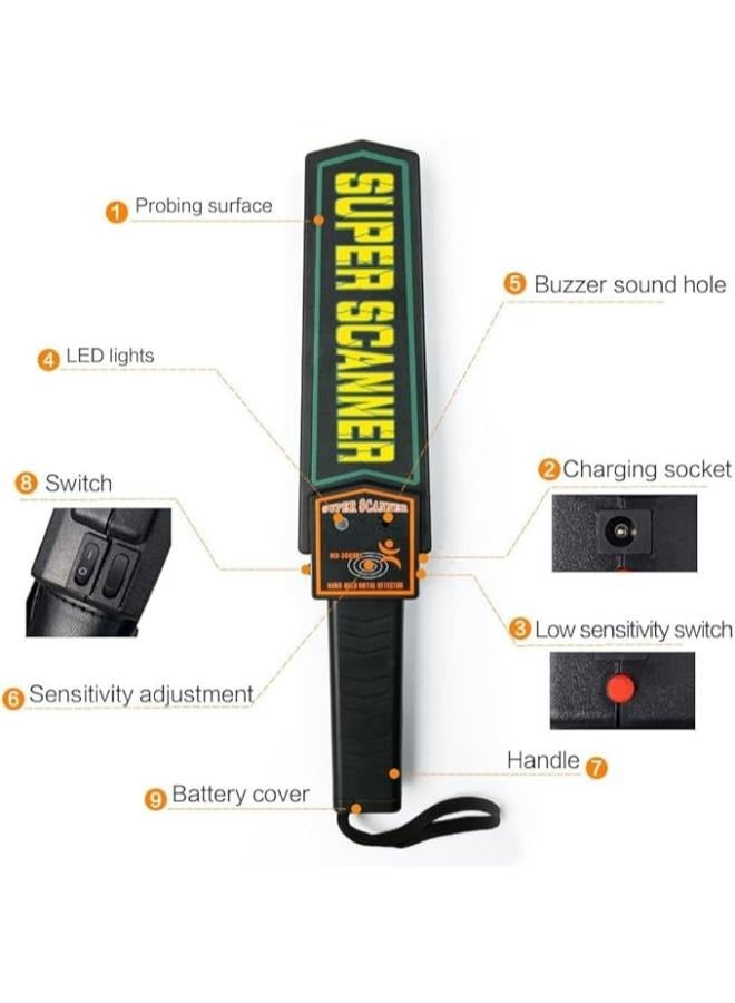 EasyLife Safe Metal detector, Super Scanner. For Public Security. Security Alarm & Vibration  - Image 4