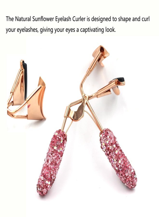 Bestbling Bling Rhinestone Eyelash Curler - Designed for Stunning, Curled Lashes (Pink) - Image 2