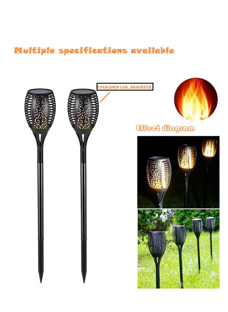 SYOSI Solar Torch Lights With Flickering Flame Fire Effect Garden Light Auto On OR Off Dust To Dawn Outdoor Waterproof Landscape Decoration Solar Powered Security Torch Light（Warm Light） - Image 1