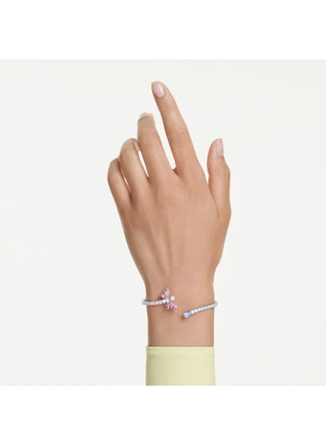 SWAROVSKI Capsule Large Open Dragonfly Rhodium Plated Bangle