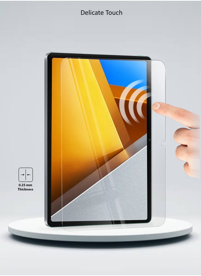 Wtech - Xiaomi Poco Pad / Poco Pad 5G / Redmi Pad Pro / Redmi Pad Pro 5G 2024 12.1 inch - 9H Ultra HD Tempered Glass Screen Protector (TSG9CN) - Clear - Image 1