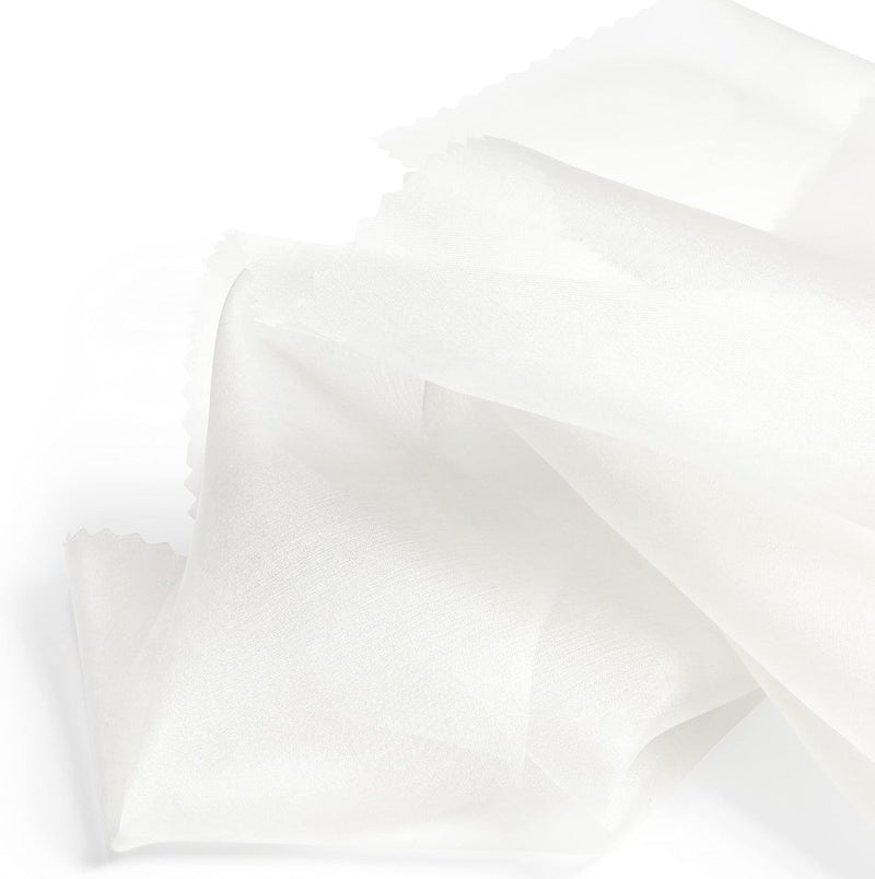 Dritz Sheer Press Cloth - 22 x 30 Inch, 100% Silk Organza, White - Image 3