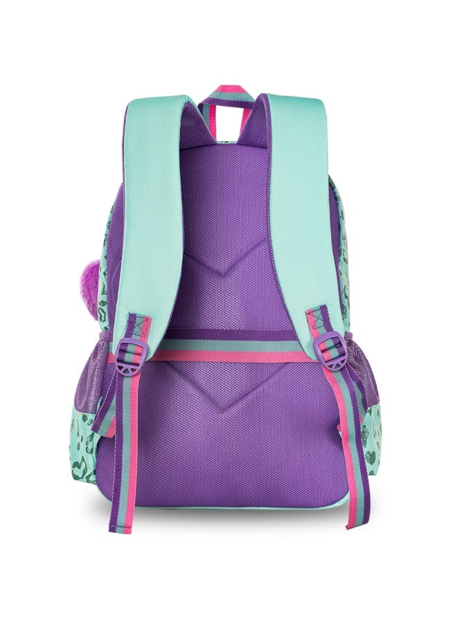Eazy Kids 17" School Bag Set of 3 w/ Lunch Bag and Pencil Pouch - Love Green - Image 3