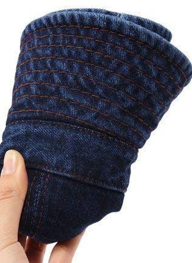 JMP Unisex Fishermen Bucket Outdoor Summer Denim Cap | Blue - Image 3