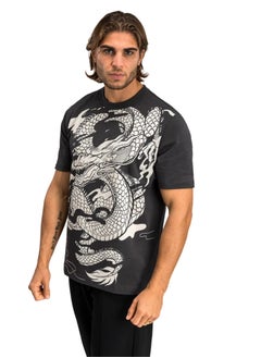 VENUM VENUM DRAGONS FLIGHT ST T-SHIRT CHARCOAL GREY/CREAM WHITE  - Image 2