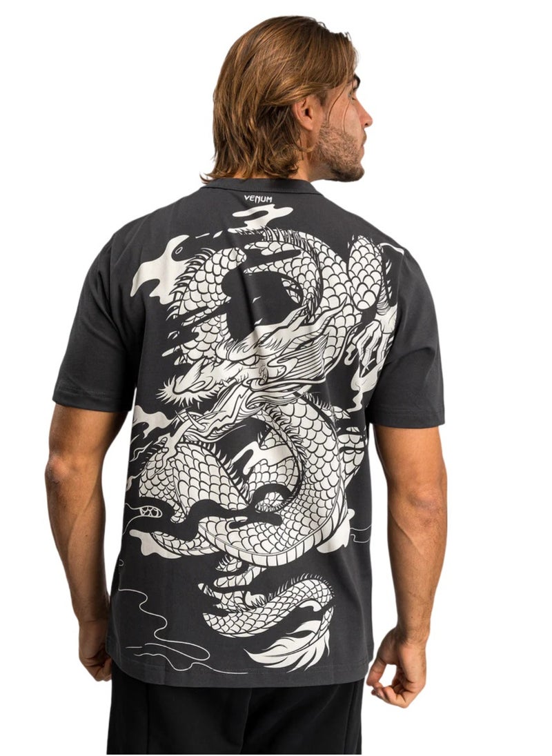 VENUM - VENUM DRAGONS FLIGHT ST T-SHIRT CHARCOAL GREY/CREAM WHITE - Image 1