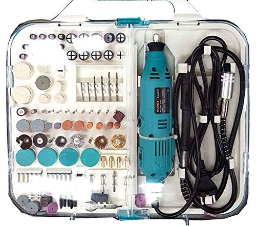ISC 162 Pcs Electric Rotary Die Grinder Tool Kit with Flexible Shaft Rotary Tool Rotary Tool (3 mm)